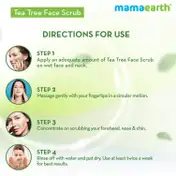 Mamaearth Tea Tree Face Scrub (100ml)