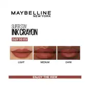 Maybelline New York Super Stay Ink Crayon Lipstick - 20 Enjoy The View (1.2 g)