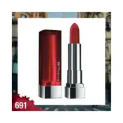 Maybelline New York Color Sensational Creamy Matte Lipstick Pack of 2 (Shades 691 & 660)