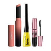 Maybelline New York Colossal Eyes & Ultimatte Lips Kit (Shade 699)