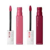 Maybelline New York Super Stay Matte Ink Liquid Lipstick Pack of 2 (Shades 115 & 125)