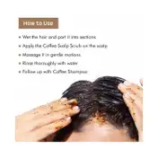 mCaffeine Naked & Raw Coffee Scalp Scrub for Dandruff Control & Scalp Exfoliation - (250g)