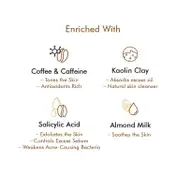 mCaffeine Cappuccino Coffee Face Mask with Salicylic Acid - (100g)