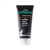 mCaffeine Espresso Coffee Deep Exfoliating Face Scrub for Blackheads Removal with Walnuts & Vitamins - (75g)