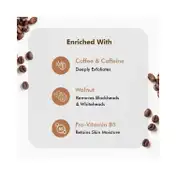 mCaffeine Espresso Coffee Deep Exfoliating Face Scrub for Blackheads Removal with Walnuts & Vitamins - (75g)