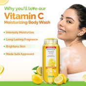 Mamaearth Vitamin C Moisturizing Body Wash with Refreshing Lemon Scent (275 ml)