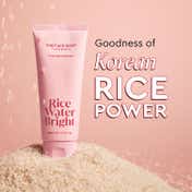 The Face Shop Rice Water Bright Foaming Cleanser - Best Korean Face Wash for Even Tone Skin (100ml)