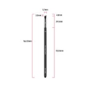 Miss Claire M46 Fine Angled Eyeliner Brush - Chrome