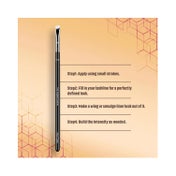 Miss Claire M46 Fine Angled Eyeliner Brush - Chrome