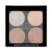 Miss Claire Bronze & Highlighter Makeup Studio Palette - 2 (8 g)