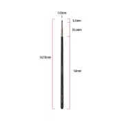 Miss Claire M25 Eyeliner Brush - Rose Gold