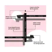 Miss Claire Eyebrow Stix - Black (1.14 g)