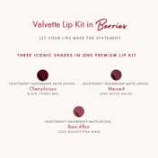 Hyue Velvette Kiss Gift Set - Berries (3 pcs)