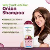 Mamaearth Onion Shampoo with Plant Keratin (180 ml) for Hair Growth & Hair Fall Control