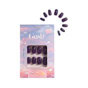 Gush Beauty Nailed It Reusable Luxury Press On Nails With Application Kit - Midnight Rave (24 pcs)