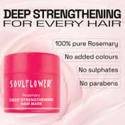 Soulflower Rosemary Strengthening Hair Mask with Niacinamide & Squalane (100 g)