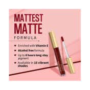 MyGlamm Ultimatte Long Stay Matte Liquid Lipstick - Plum Beauty (2.5 ml)