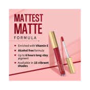 MyGlamm Ultimatte Long Stay Matte Liquid Lipstick - Crimson Starlet (2.5 ml)