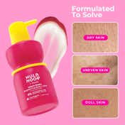 Hula Hoop Exfoliating Body Scrub + Exfoliating Body Wash + Brightening Body Lotion by Foxtale Combo