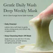 Arencia Fresh Green Rice Mochi Cleanser - Clarifying Korean Cleanser for Acne-Prone Skin (120 g)