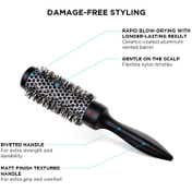 Denman Small Hot Curl Brush 30mm D74 - Black & White