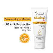Fixderma Shadow RX Sunscreen SPF 55+ Gel Sunscreen for Oily Skin (75 g)