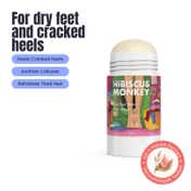 Hibiscus Monkey Foot Balm for Cracked Heels & Dry Feet, No Urea (50 g)