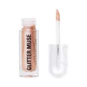 Makeup Revolution Metallic Muse Glitter Muse Eyeshadow - Gold (3.5 ml)