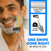 LetsShave Pro 6 World's First 6-Blade Portable Razor for Men
