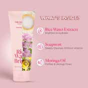 The Face Shop Rice Water Bright Foaming Cleanser- Best Korean Face Wash for Glowing Skin (150 ml)