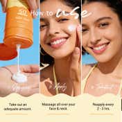 Aqualogica Glow+ Dewy Lightweight Sunscreen Gel SPF 50+ PA++++ with Papaya & Vitamin C (80 g)