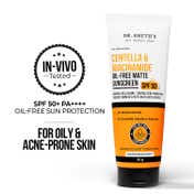 Dr. Sheth's Centella & Niacinamide Oil-Free Matte Sunscreen SPF 50+ PA++++ (50 g)