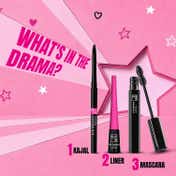 Elle 18 Eye Drama Makeup Kit - Black (3 pcs)