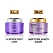 Lakme Retinol Advanced Renewal with SPF 15 PA++ Day Cream for Anti-Ageing (50g)