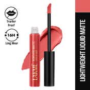 Lakme Forever Matte Liquid Lip 16hr Lipstick Lightweight & Transferproof - Pink Vintage (5.6 ml)