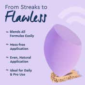 GUBB Flat Bottom Beauty Blender - Purple