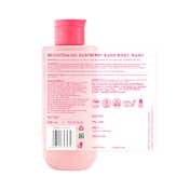 mCaffeine Brightening Body Wash 5% Niacinamide & Raspberry Boosts Glow, 5% Glycerine (300 ml)