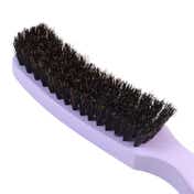 Alan Truman ST-01 Slick Back Setting Hair Brush for Ponytails & Buns - Purple