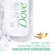 Dove 1% Salicylic Acid Formula Acne Clear Serum Body Wash, (300ml)