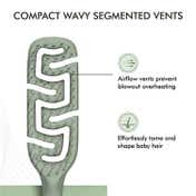 Ikonic Me Vent Brush Small IKM-2121 - Jade Green