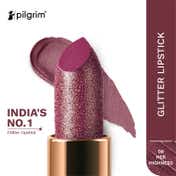 Pilgrim Glitter Lipstick Luxurious 3D Glitter Formula With Matte Finish - 08 Her Highness (4.2 g)