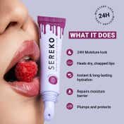 Sereko Ceramide Peptide Tinted Lip Balm for Dry Chapped Lips - Raspberry Sorbet (8 g)