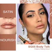 Oulac Sensual Glow Rich Creme Lipstick - SG05-Body Talk (4 g)