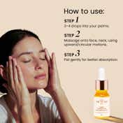 BiE Halo Saffron Face Oil - Brightens Skin,Targets Pigmentation & Wrinkles (10 ml)