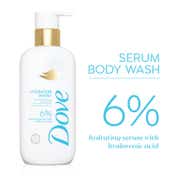 Dove 6% Hydrating Serum with Hyaluronic Acid Hydration Boost Bodywash (300ml)