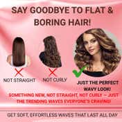 Ktein 32 mm Tourmaline Ceramic Hair Curler & V-Shaped Waver