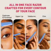 Sirona Go Fuzz Free Reusable Face Razors for Women (3 pcs)