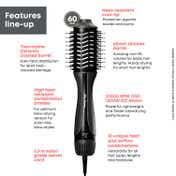 Alan Truman Digital Styling Blow Brush - Slate Black (1 pc)