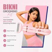 VGR 4-in-1 Lady Shaver Set with Body Trimmer Facial Shaver Eyebrow & Nose/Ear Trimmer V-761 - Pink