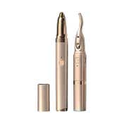 SEMINO Lash Styler 2 in 1 Eyelash Curler and Eyebrow Trimmer for Women - Golden